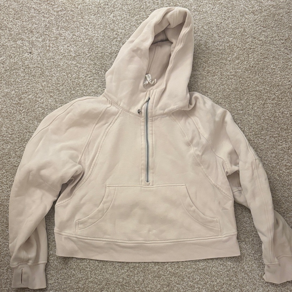 Lululemon cropped half zip